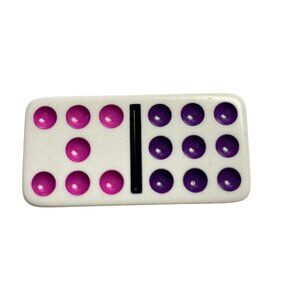 Double Nine Dominoes Replacement Tile 7 9 Color Dot Vintage 1998 mq